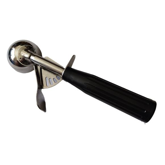 Adcraft Metal 1.75" Cookie Dough/Ice Cream Scoop 18/8 KOREA Easy Lever Release - Picture 2 of 8